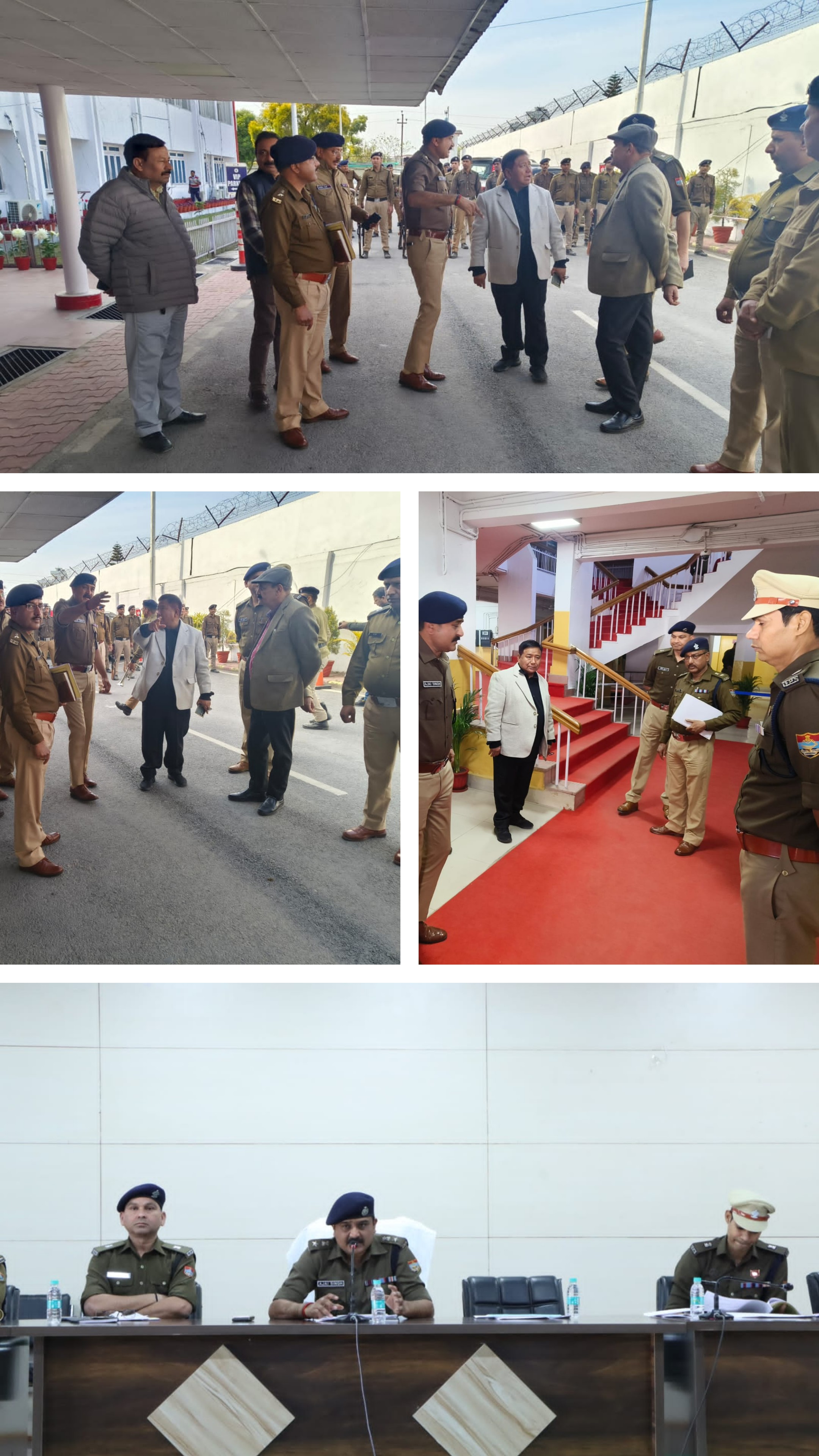 कल से होने वाले बजट सत्र को लेकर पुलिस कप्तान ने परखी  तैयारी, पुलिस बल को संयमित व सतर्क रहकर ड्यूटी करने के दिये निर्देश