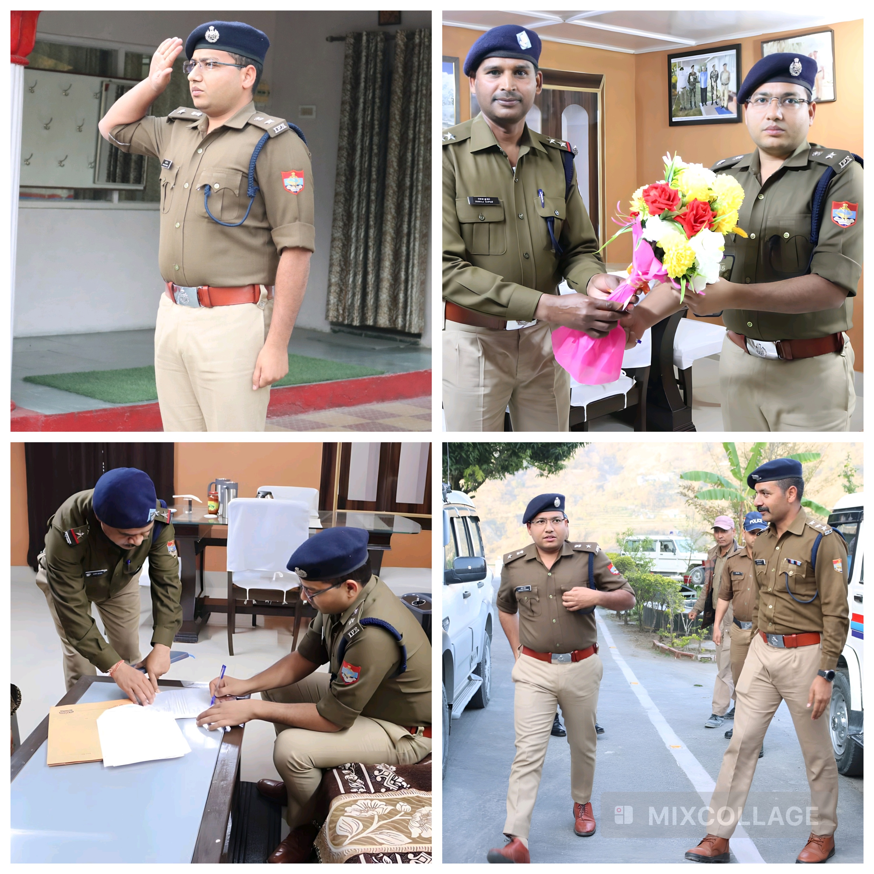 
नवनियुक्त पुलिस कप्तान आईपीएस सर्वेश पंवार ने संभाली जनपद चमोली की कमान