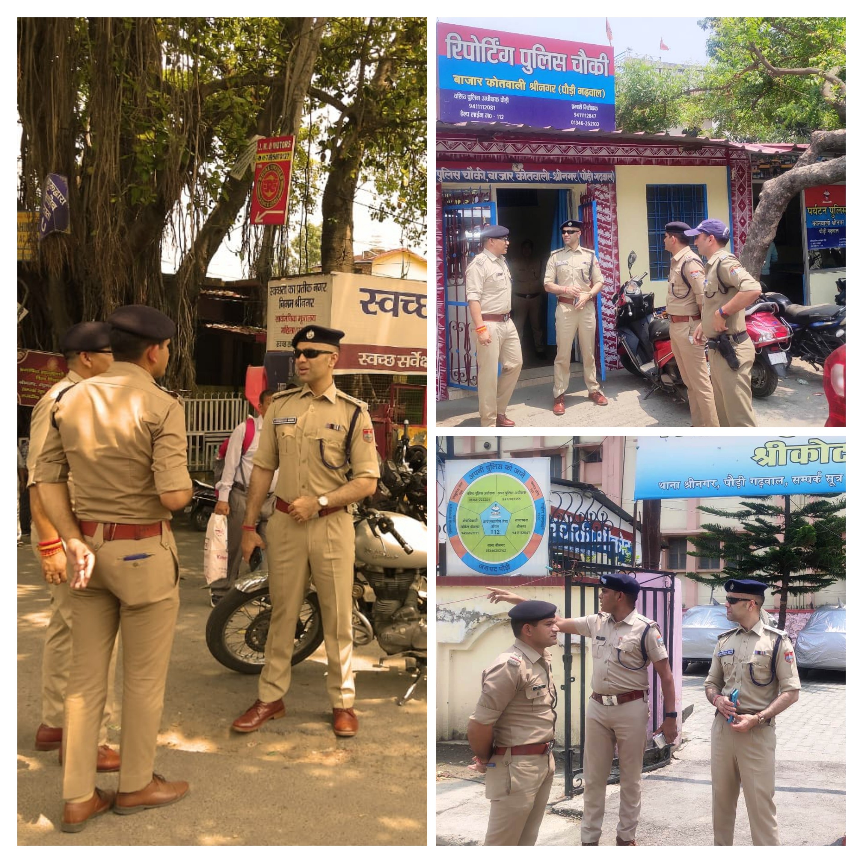 पुलिस कप्तान पौड़ी ने चारधाम यात्रा मार्ग को निर्बाध बनाने को किया ग्राउंड ज़ीरो पर निरीक्षण