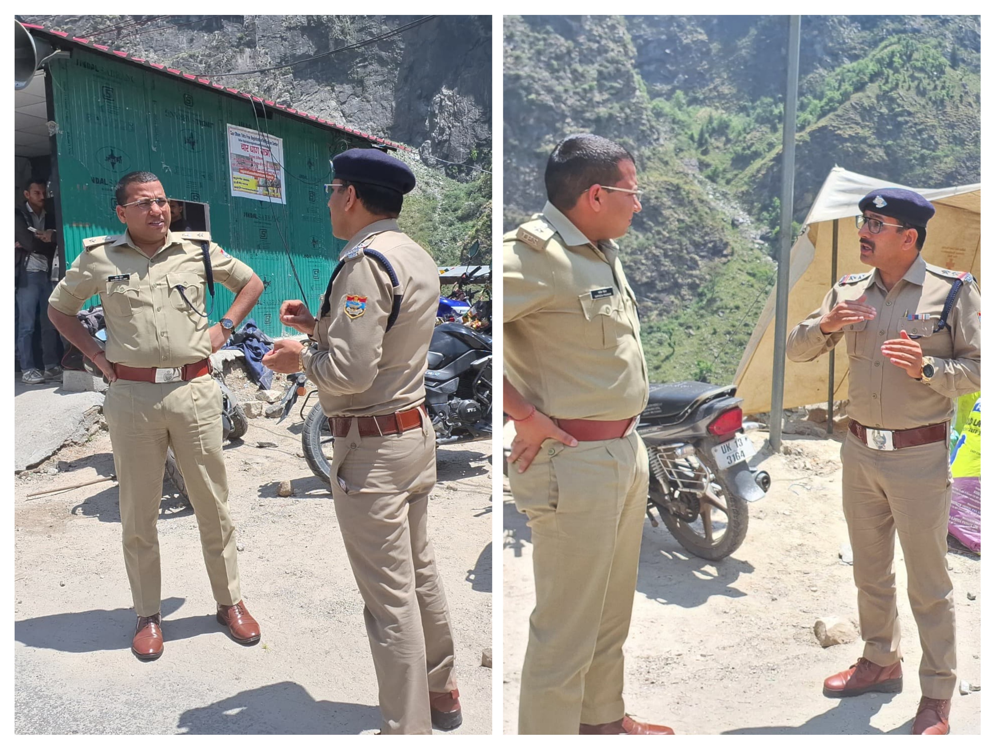 पुलिस अधीक्षक चमोली द्वारा पांडुकेश्वर पंजीकरण केन्द्र का किया निरीक्षण, दिये आवश्यक दिशा-निर्देश