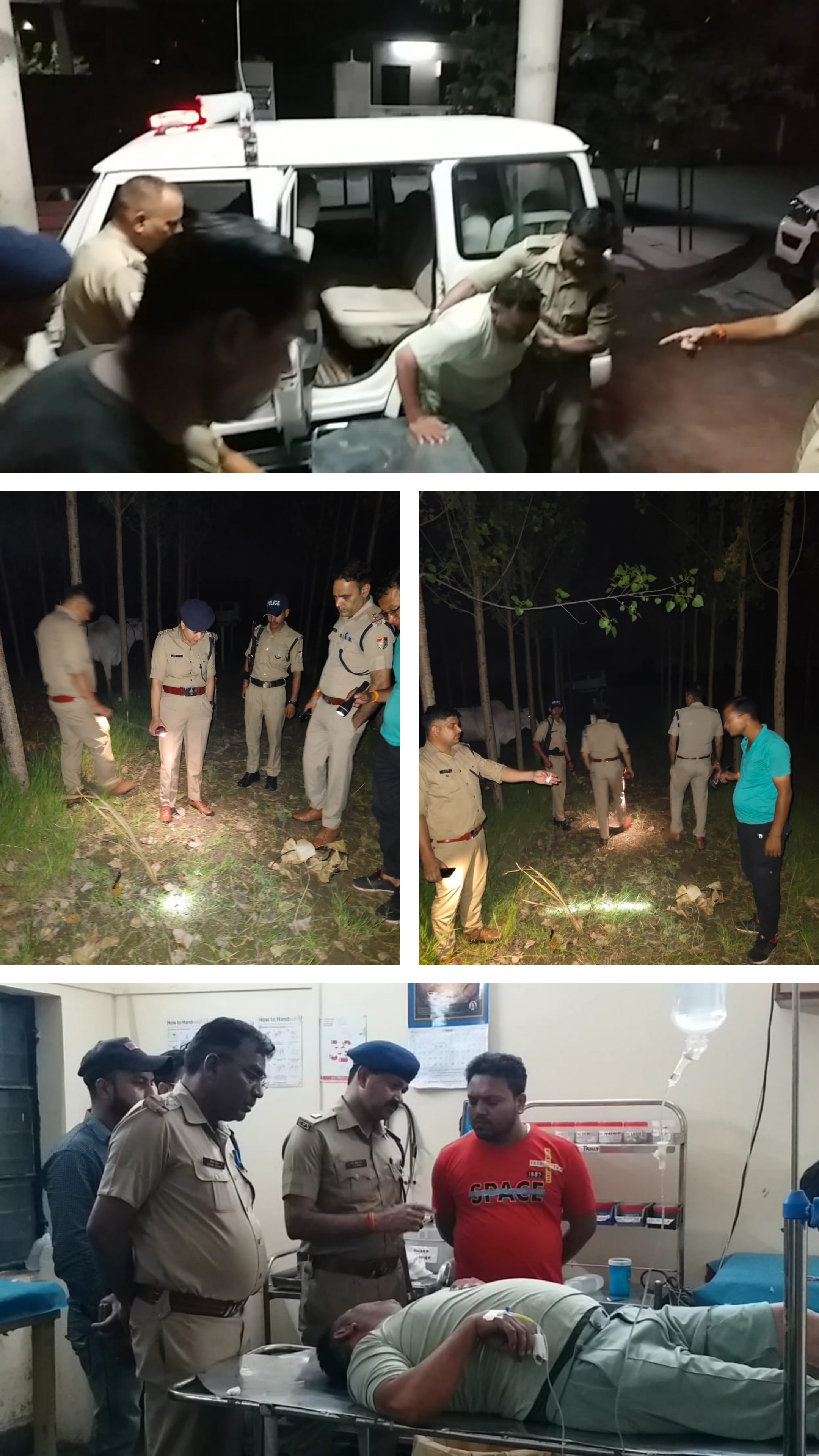 मुजफ्फरनगर का हिस्ट्रीशीटर गौ तस्करी करते पुलिस मुठभेड़ में घायल,गिरफ्तार