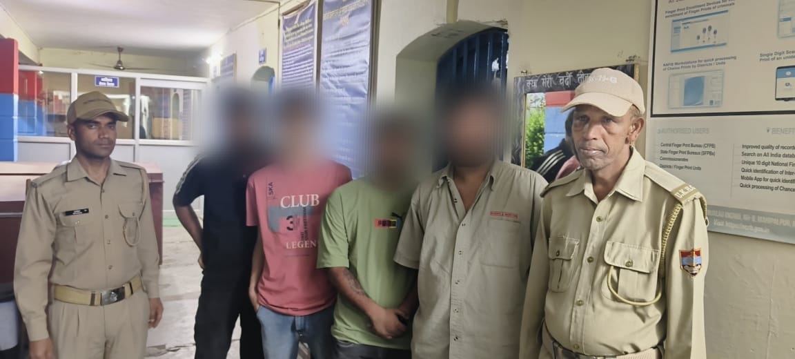 हुड़दंग करने वाले 4 युवकों के खिलाफ पौड़ी पुलिस ने की कार्यवाही