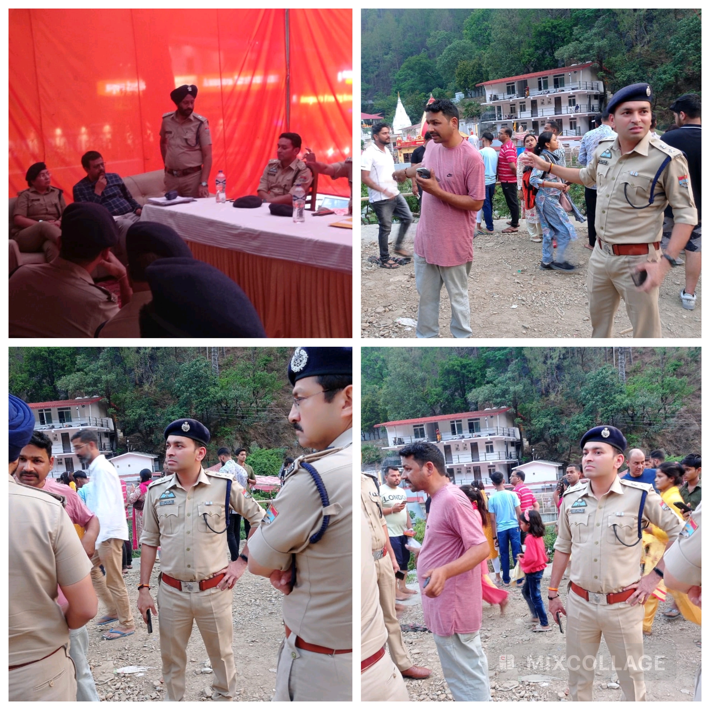 डीआईजी कुमाऊँ रेंज व पुलिस कप्तान नैनीताल ने कैंची धाम सुरक्षा व्यवस्था का लिया जायजा*
