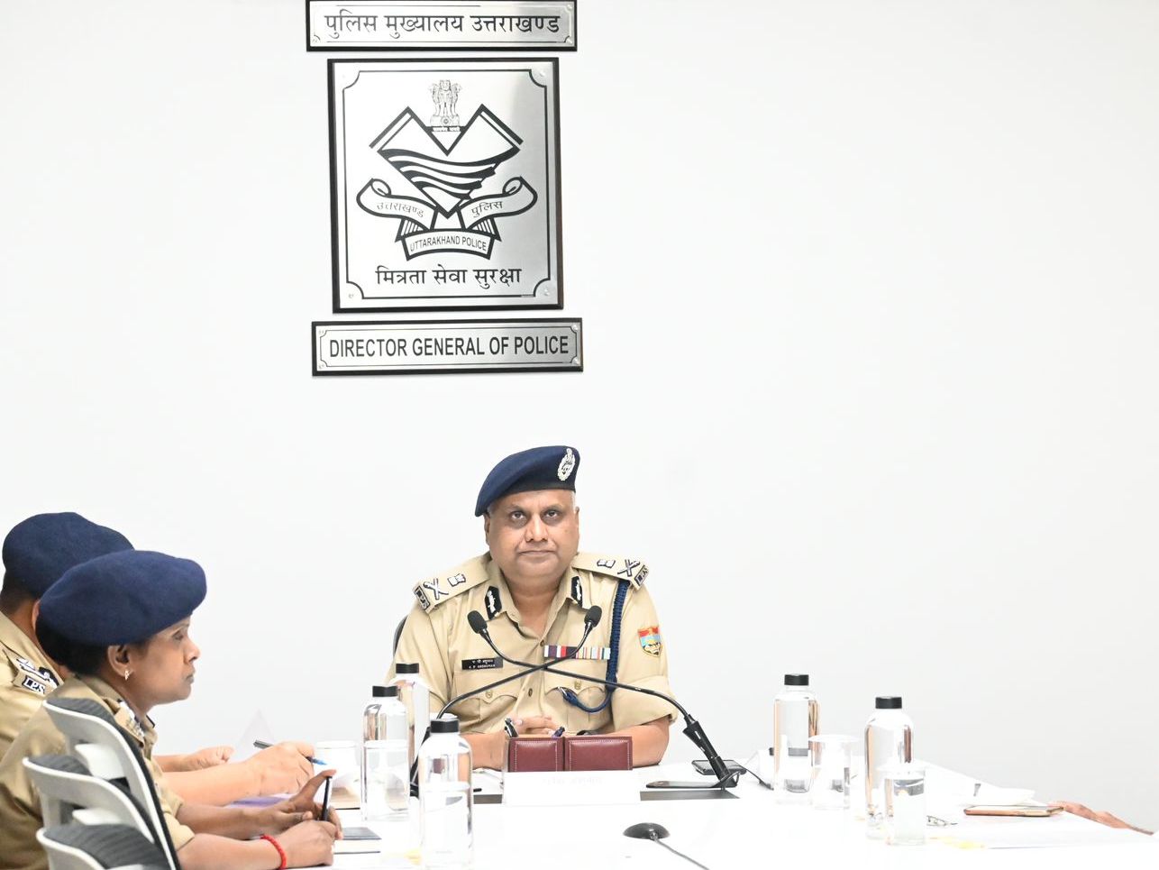 अपर पुलिस महानिदेशक, अपराध एवं कानून द्वारा आगामी विधानसभा उपचुनाव संपन्न कराने को लेकर अधिकारियों के साथ की गई बैठक