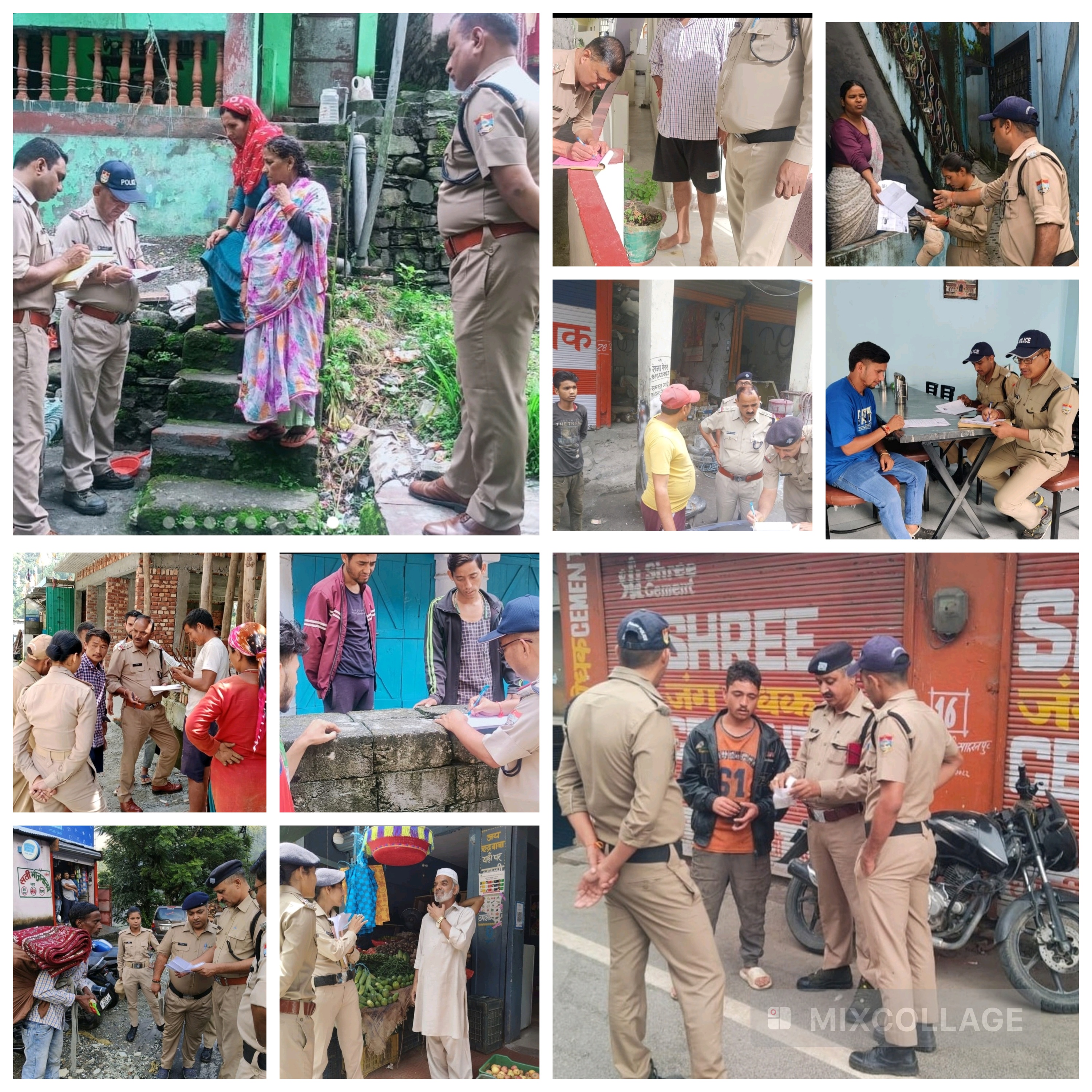 चमोली पुलिस ने चलाया सत्यापन अभियान