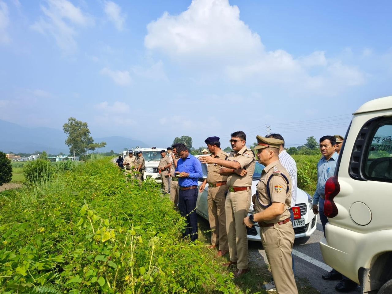 एसएसपी अजय सिंह ने पछवादून में सरकारी जमीनों पर हुए अवैध अतिक्रमण का लिया जायजा