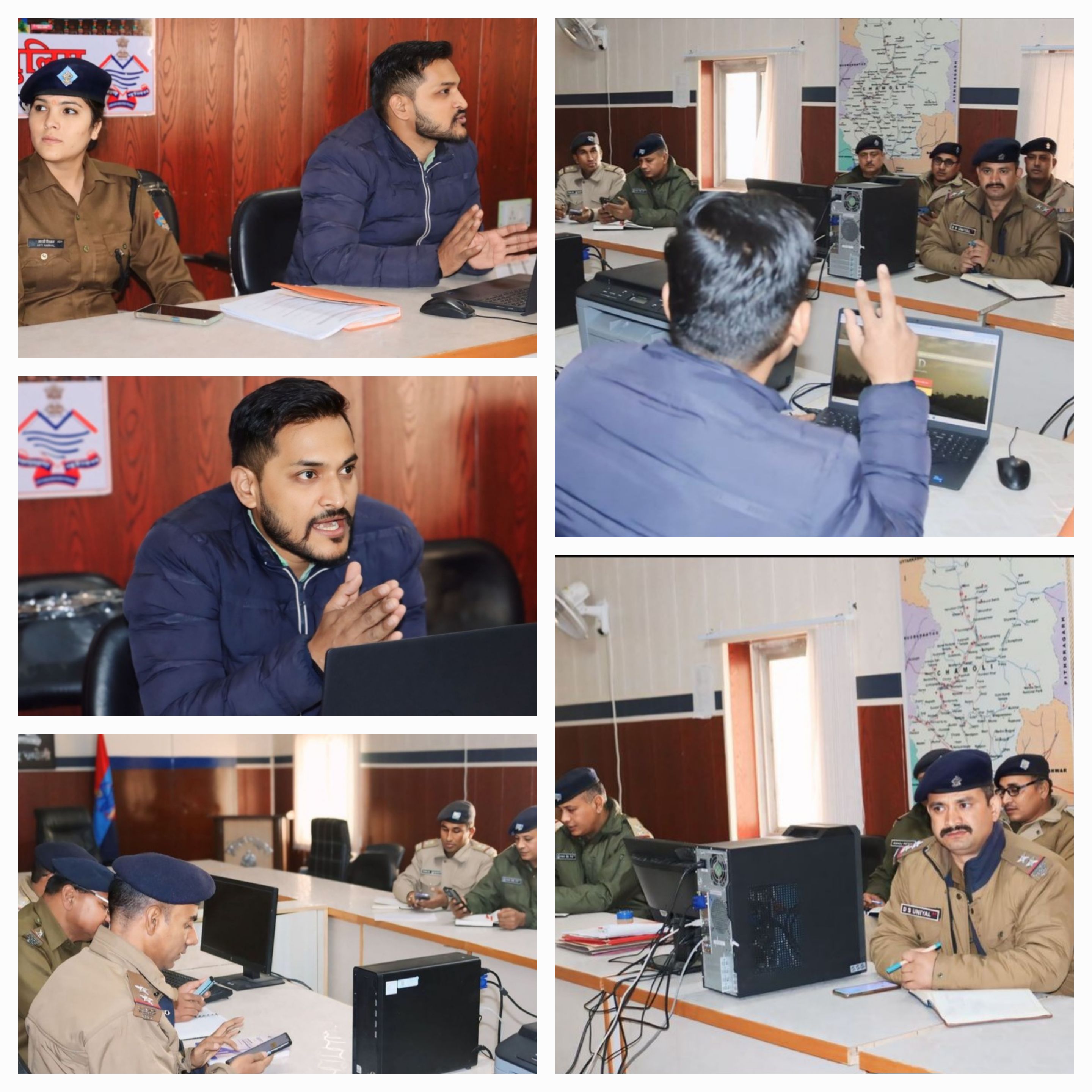 सड़क दुर्घटनाओं को रोकने के लिए चमोली पुलिस ने लिया आई-आरएडी एप का प्रशिक्षण