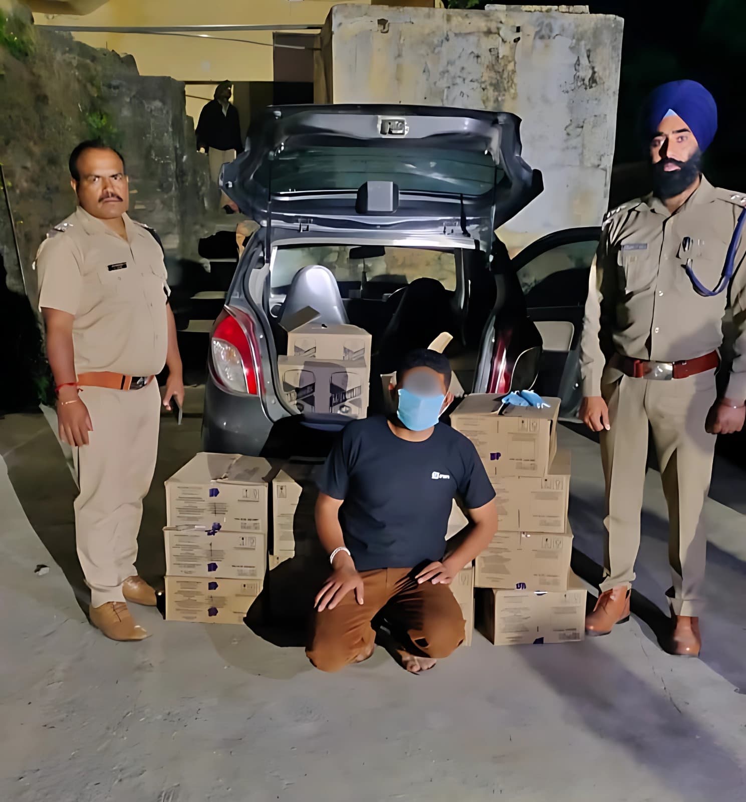 20 पेटी शराब तस्करी करता 1 गिरफ्तार