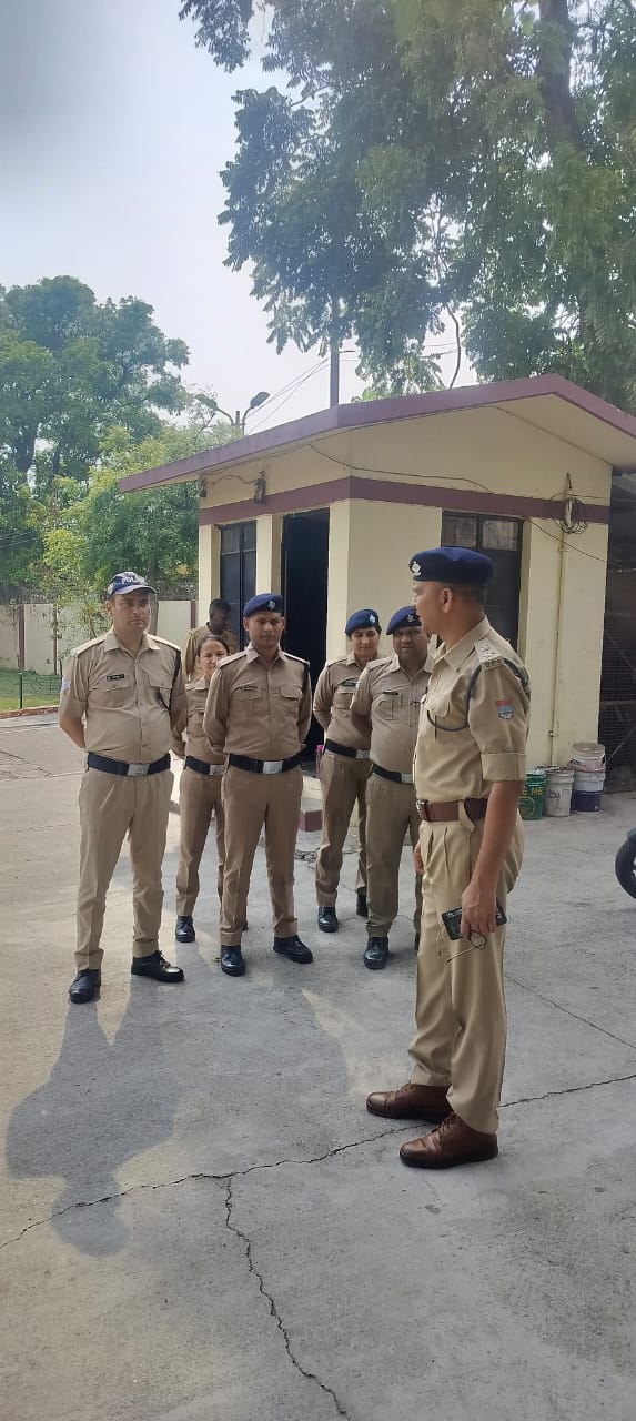 एसपी सिटी ने नीट परीक्षा केंद्रों में जांची सुरक्षा व्यवस्था