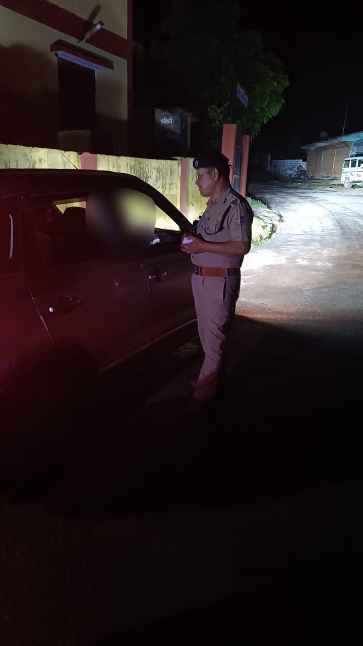 पिथौरागढ़ पुलिस ने यातायात नियमों का उल्लंघन करने वालो पर की कार्रवाई