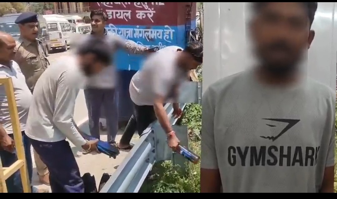केदारनाथ धाम पर यात्रा के नाम पर बैग में भर कर लायी जा रही शराब, पुलिस ने किया चालान