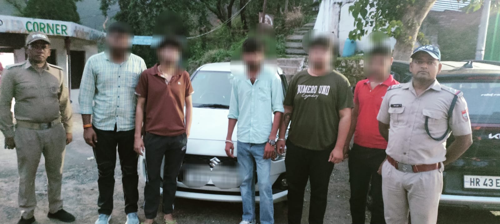 5 स्टंटबाजो को नैनीताल पुलिस ने सिखाया सबक