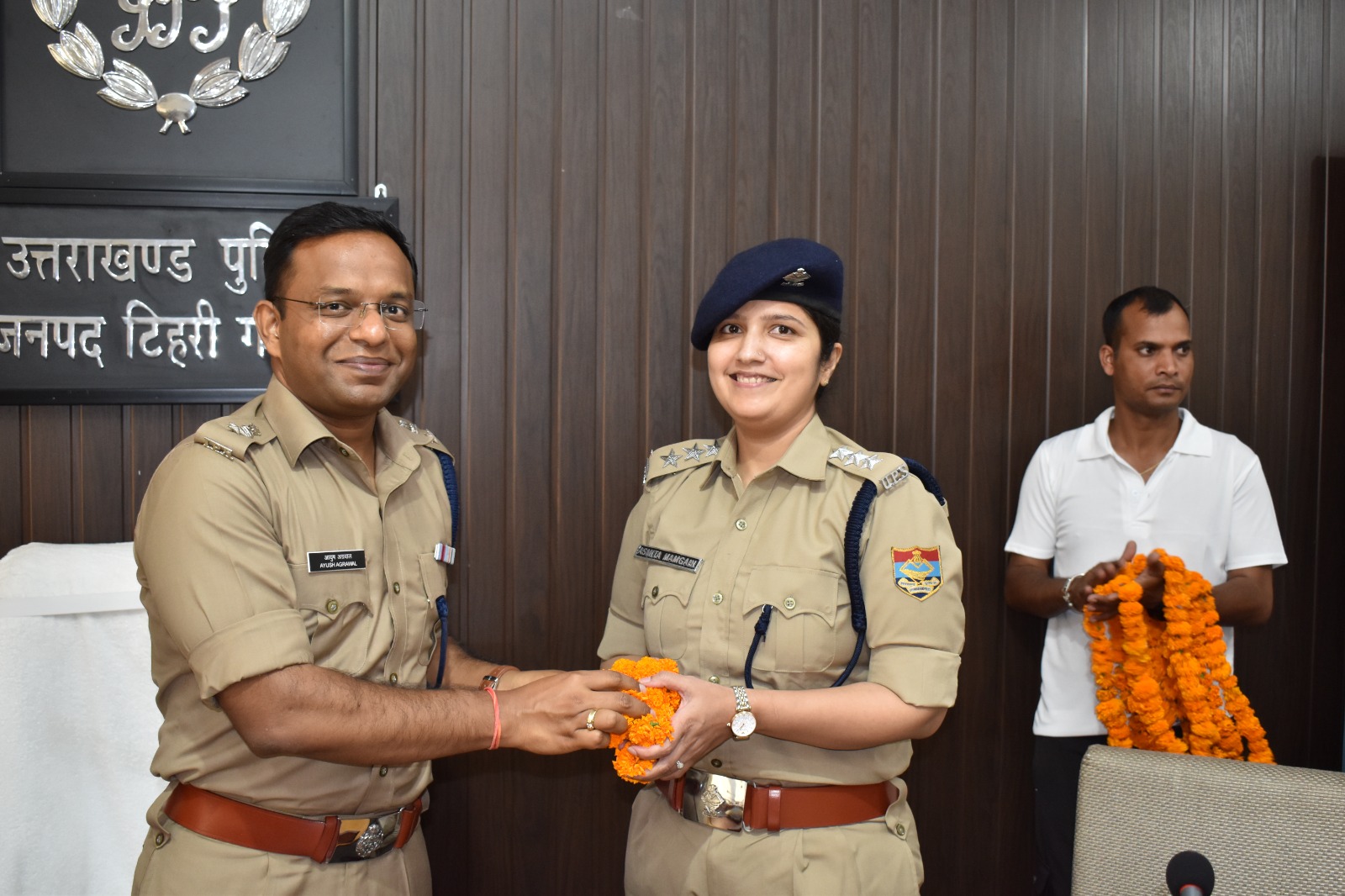 सीओ नरेंद्र नगर के स्थानान्तरण होने पर टिहरी पुलिस ने किया विदाई समारोह का आयोजन