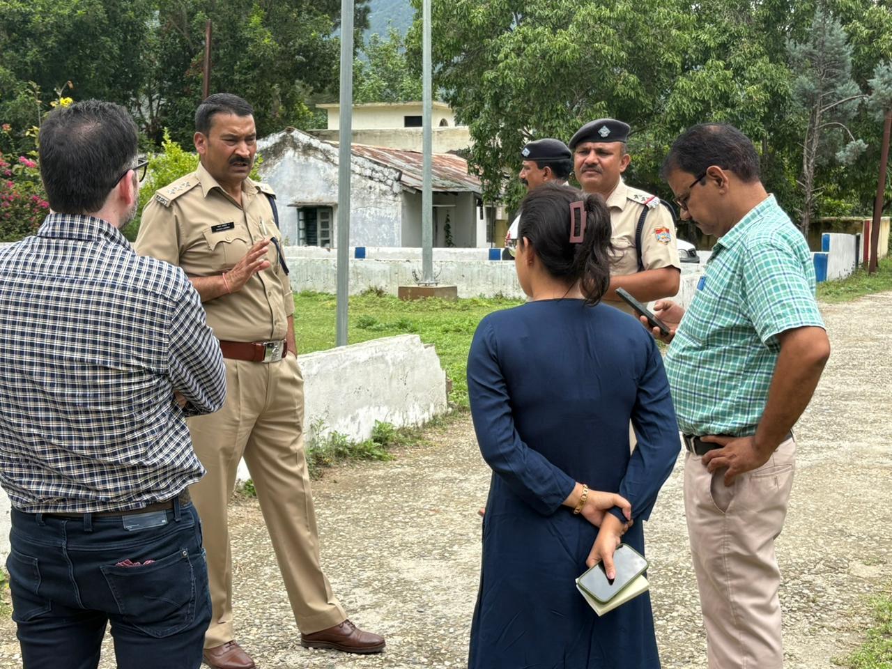 सीओ चंबा ने किया कंडीसौड में नामांकन स्थल का निरीक्षण