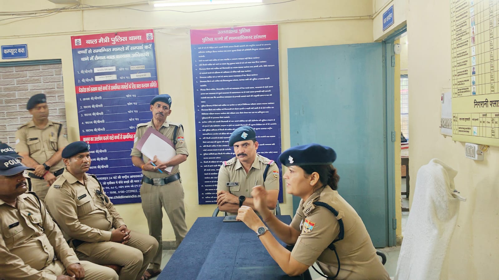 सीओ रीना रौठाड़ ने किया प्रेमनगर थाने में की समीक्षा बैठक