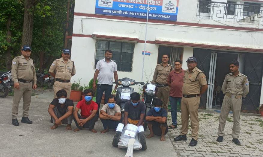 वाहन चोरी की 04 अलग अलग घटनाओ का दून पुलिस ने किया खुलासा