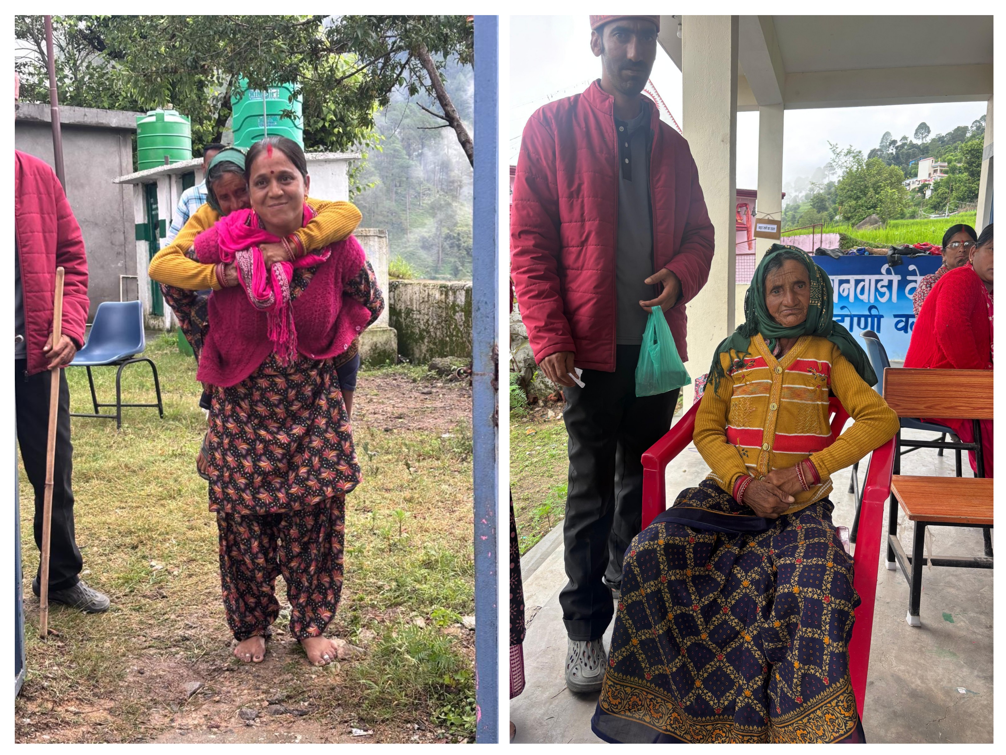 पंचायत चुनाव के प्रथम चरण में युवाओं के साथ साथ बुजुर्गों में भी उत्साह
