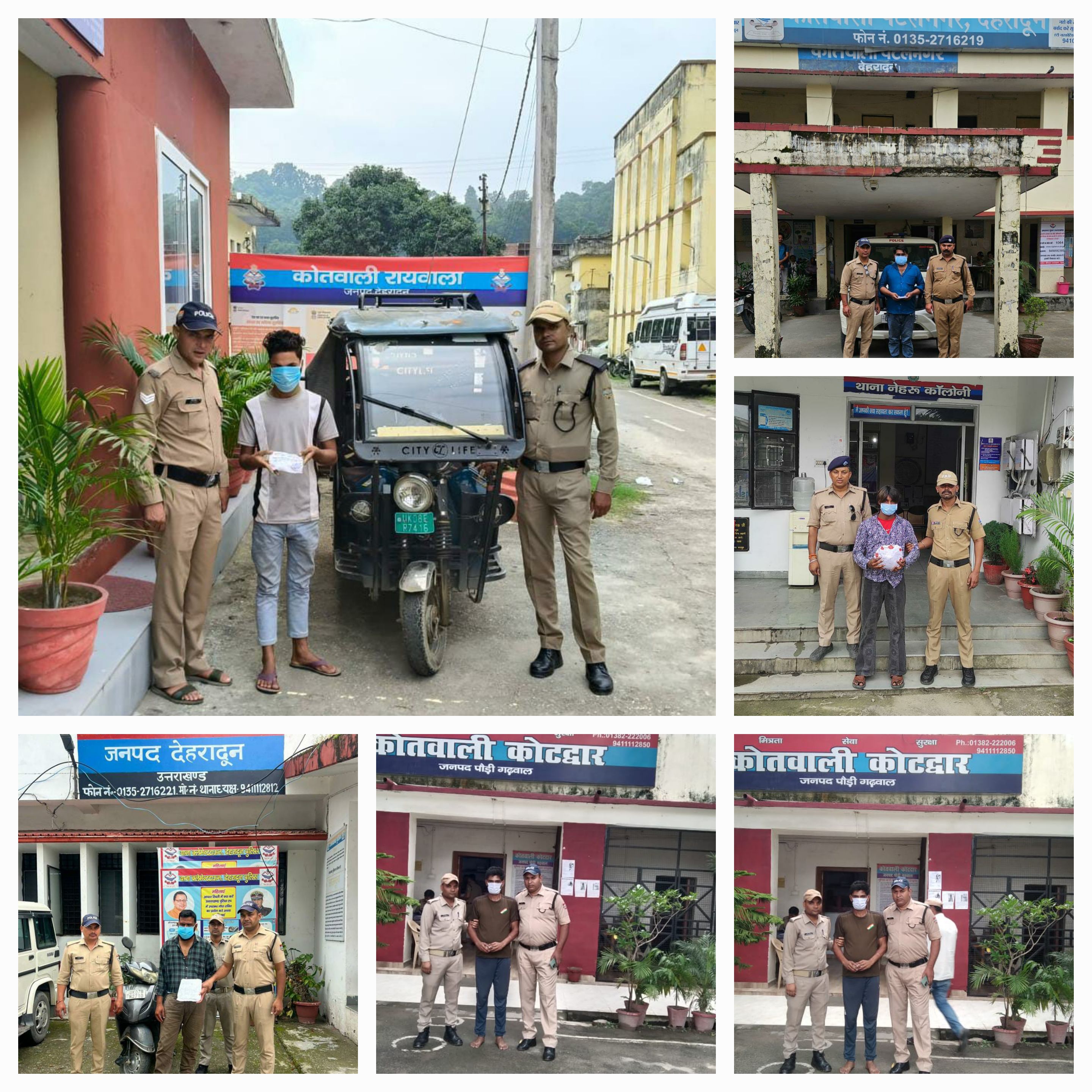 दून पुलिस ने 6 नशा तस्करों को किया गिरफ्तार