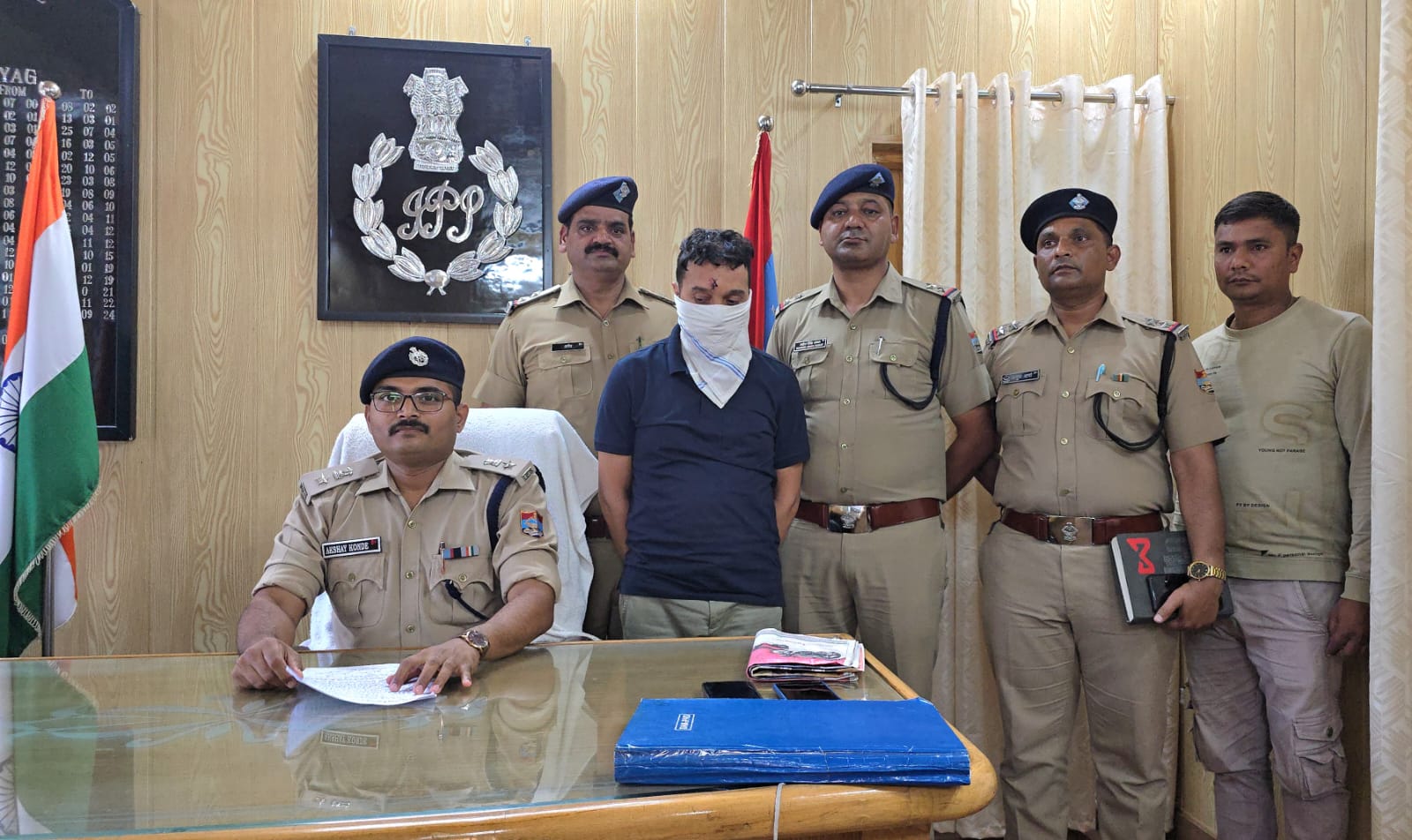 राजराजेश्वरी मन्दिर में चोरी करने का प्रयास करने व पुजारी पर जानलेवा करने वाला अभियुक्त गिरफ्तार