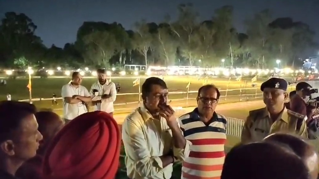 कप्तान अजय सिंह ने जांची दशहरा की तैयारी