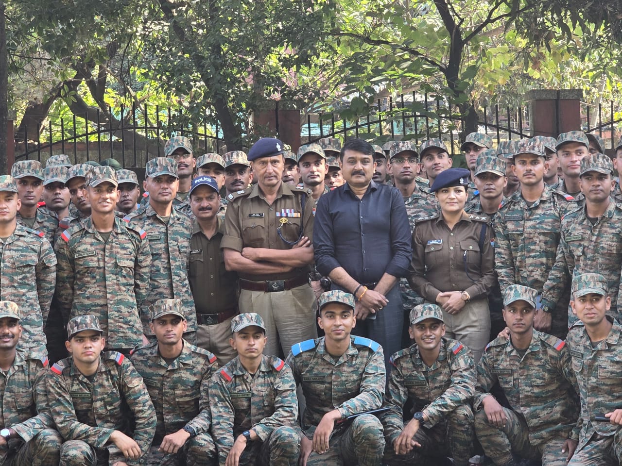 कप्तान अजय सिंह ने आईएमए कैडेट्स को दी 'साइबर' व डायल 112 की जानकारी