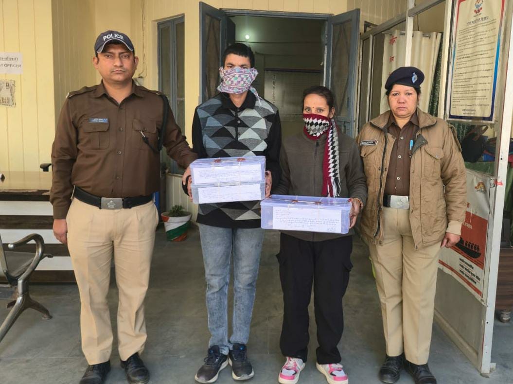 मकान मालिक के घर मे किरायेदार दंपत्ति ने किया हाथ साफ, गिरफ्तार