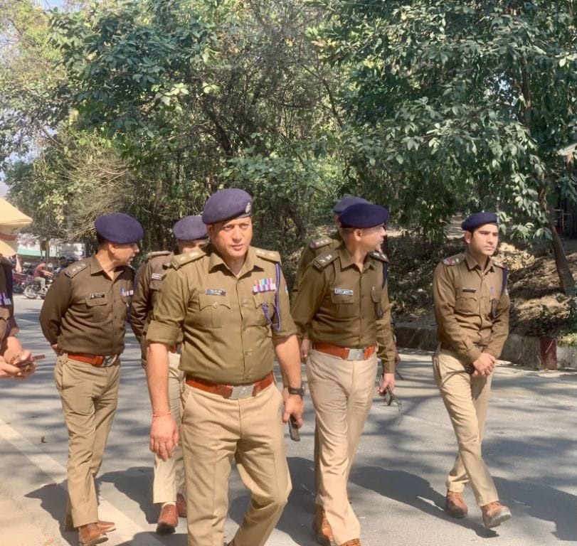 प्रदर्शन व रैलियों के चलते बाधित होने वाले मार्गो का कप्तान प्रमेन्द्र ने किया निरीक्षण, रैलियों में सुरक्षा व्यवस्थाओं के पूर्ण सुरक्षा व्यवस्था के निर्देश