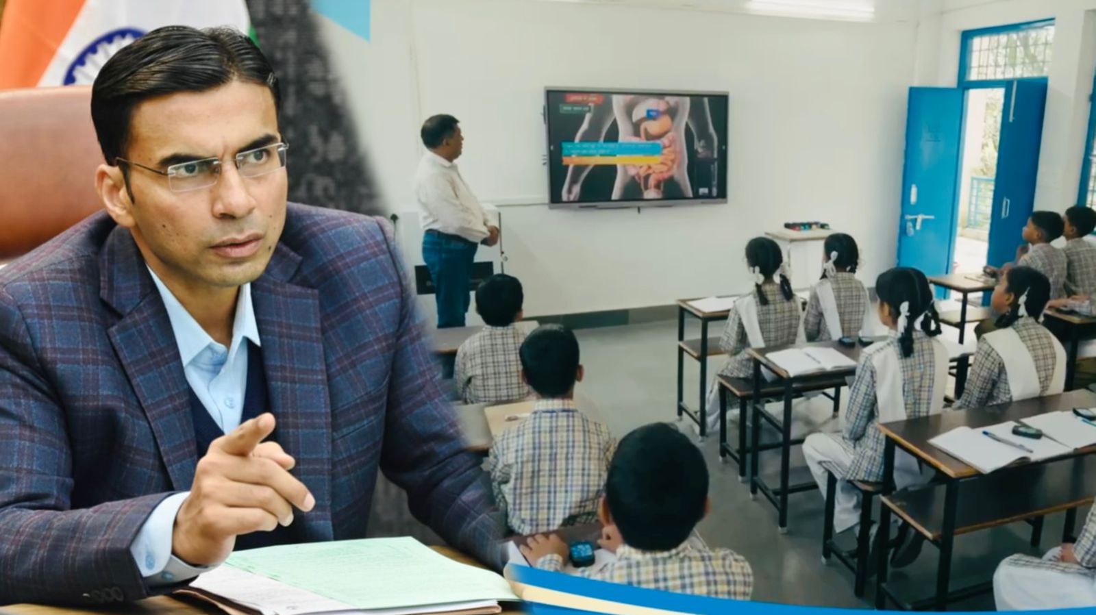 देहरादून में शिक्षा का डिजिटल बदलाव:168 सरकारी स्कूलों में स्मार्ट टीवी लगाने की शुरुआत