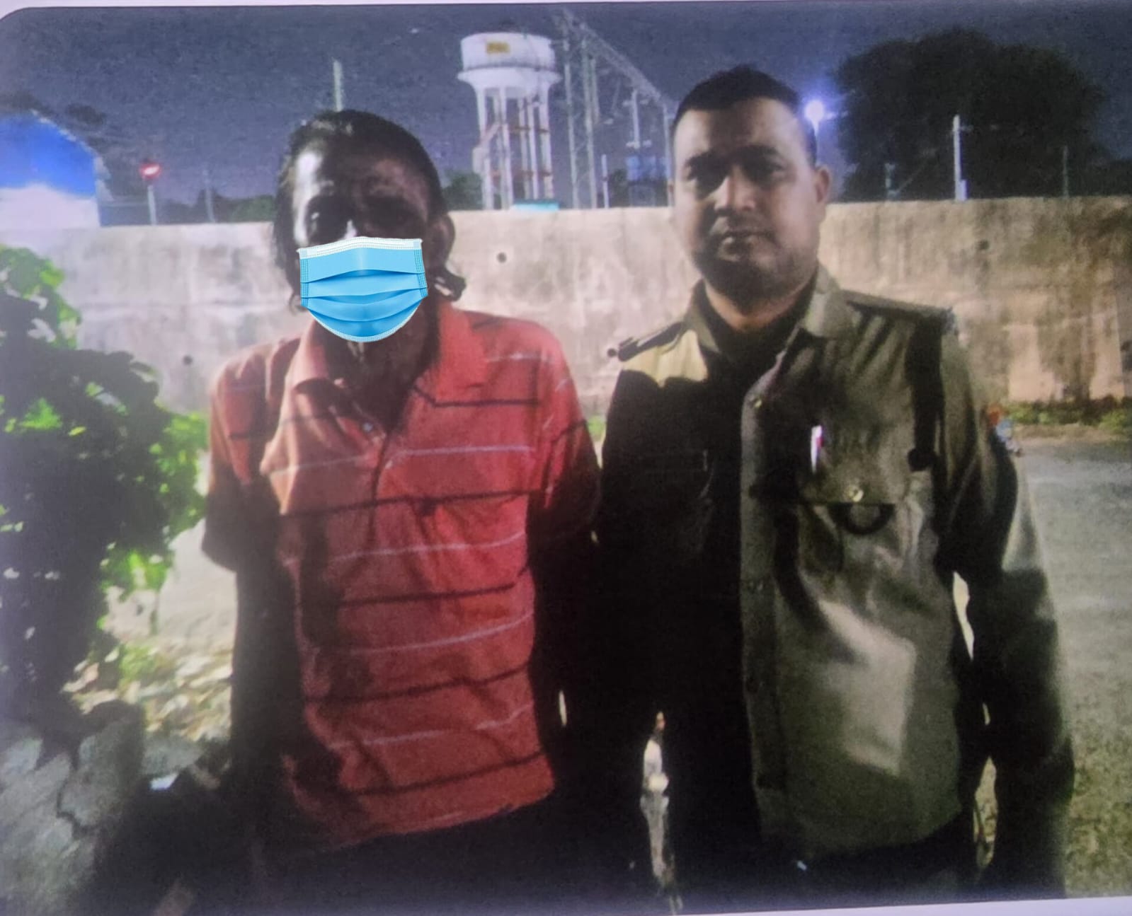 कप्तान व उनकी टीम का देर रात संदिग्ध व्यक्तियों के ठिकानों पर दबिश, 1 अवैध शराब संग गिरफ्तार