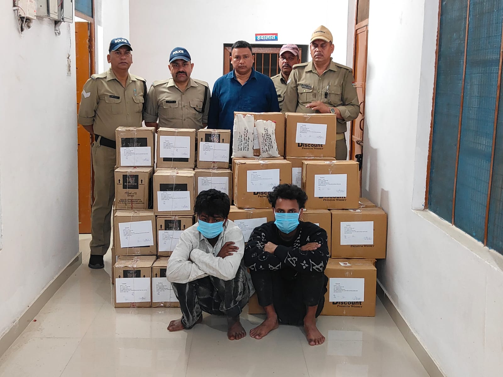 ऑपरेशन प्रहार के तहत टिहरी पुलिस ने 60 पेटी अवैध शराब की जब्त,दो युवक गिरफ्तार