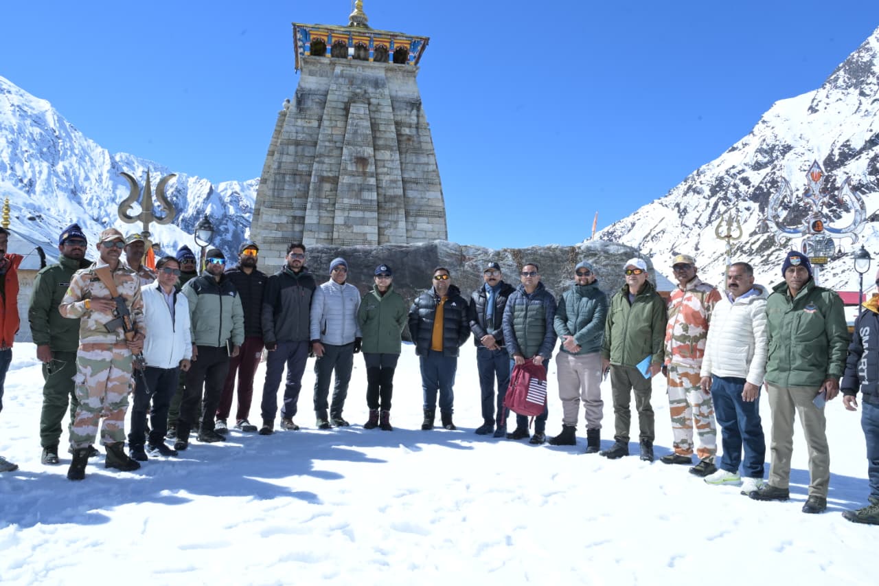 22 अप्रैल से शुरू होगी केदारनाथ यात्रा व्यवस्थाओं का डीएम व एसपी ने लिया जायजा