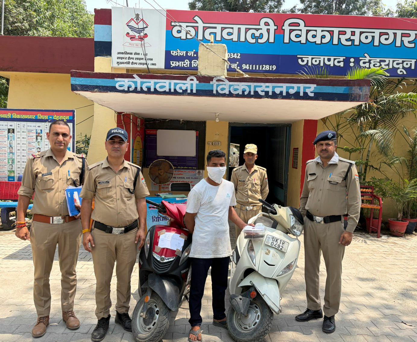 वाहन चोरी तथा स्नेचिंग की 03 अलग- अलग घटनाओं का दून पुलिस ने खुलासा