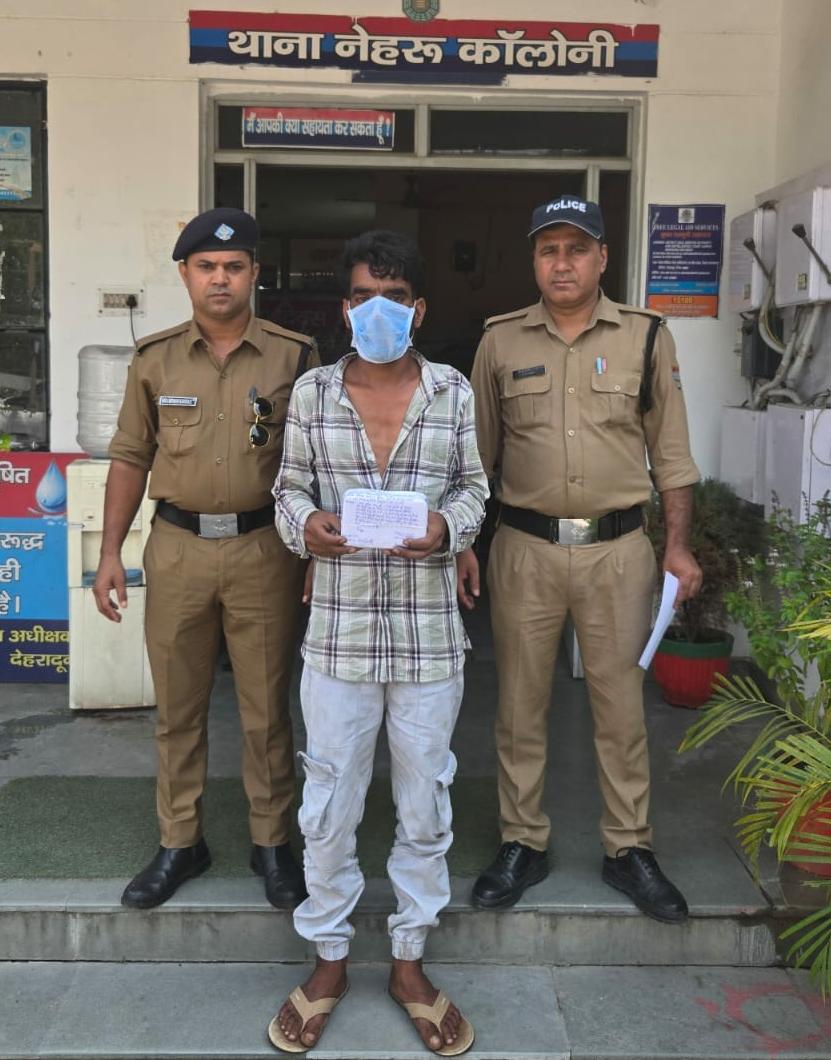 नेहरू कॉलोनी क्षेत्र में हुई नकबजनी की घटना का पुलिस ने 36 घंटे के अंदर किया खुलासा