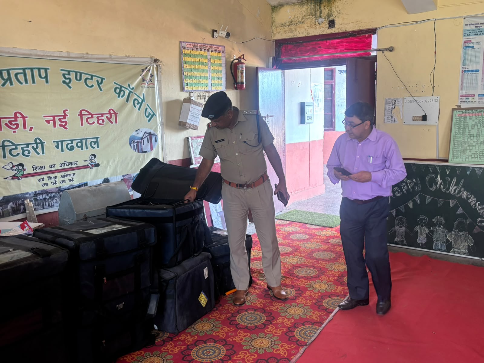 युकेएसएसएससी परीक्षा हेतु एसएसपी श्वेता चौबे के निर्देशन में टिहरी पुलिस पूरी तरह अलर्ट