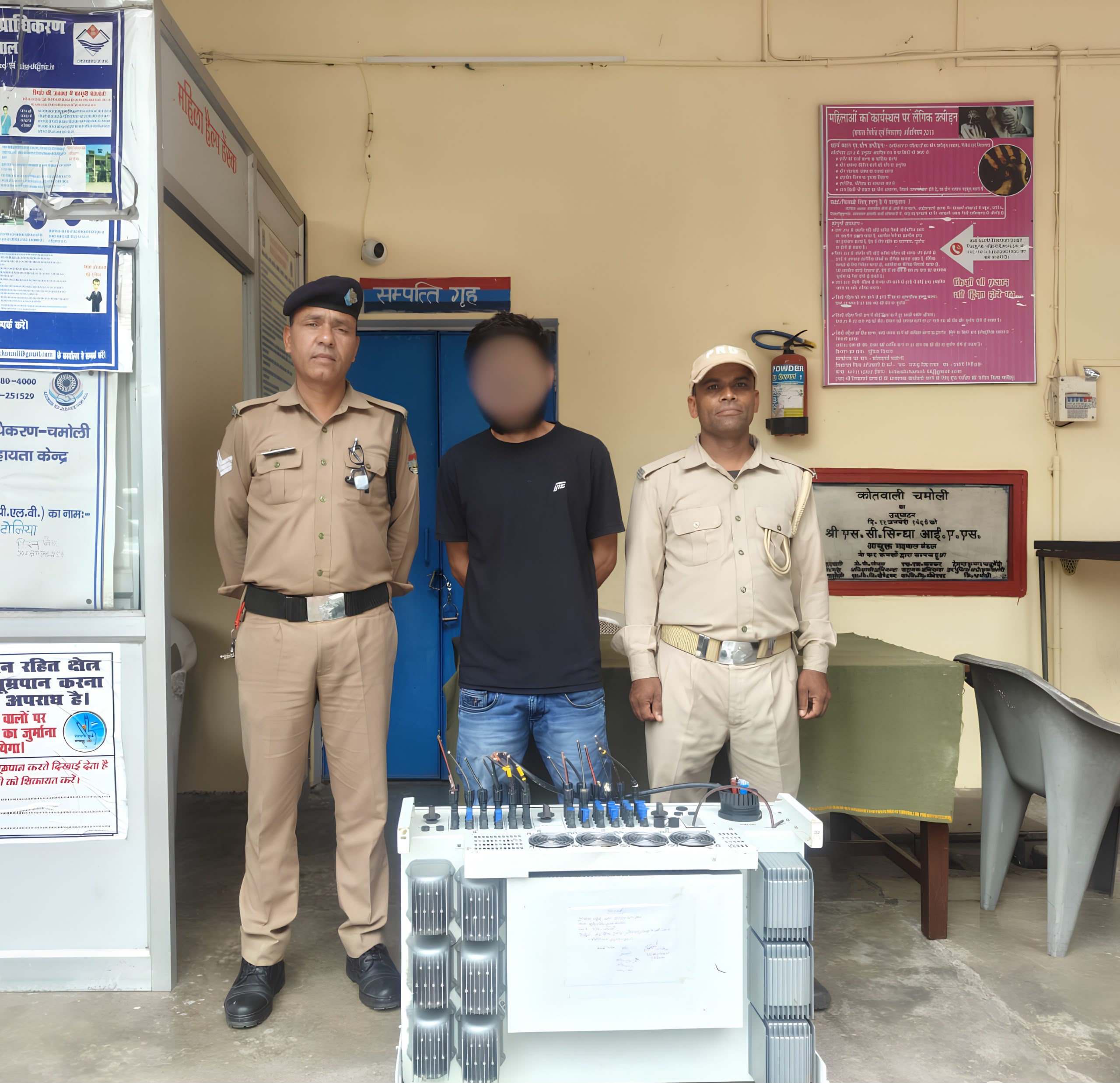 सोलर प्लांट से ₹3.50 लाख का इन्वर्टर चोरी करने वाला आरोपी गिरफ्तार