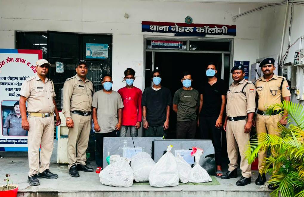 *पैनेसिया अस्पताल चोरी कांड का खुलासा, पांच आरोपी गिरफ्तार; तीन लाख का सामान बरामद*