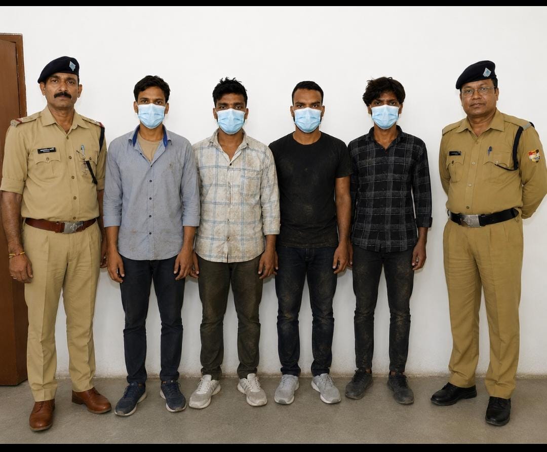 बीएसएनएल का लगभग 05 लाख का चोरी हुआ शत प्रतिशत सामान एसएसपी के निर्देशन में बरामद