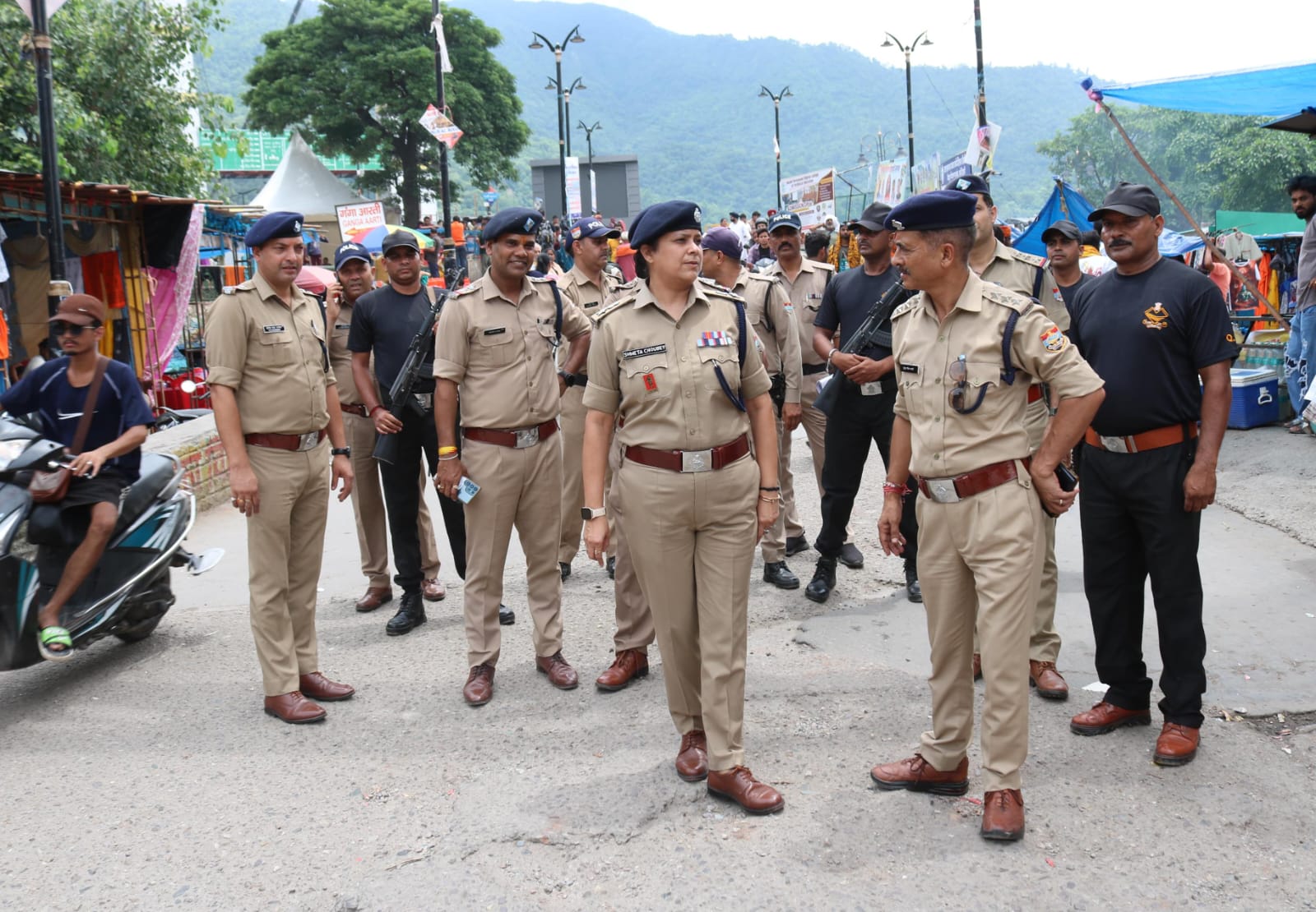 एसएसपी श्वेता चौबे ने कावड़ यात्रा को लेकर व्यवस्थाओं का लिया जायजा