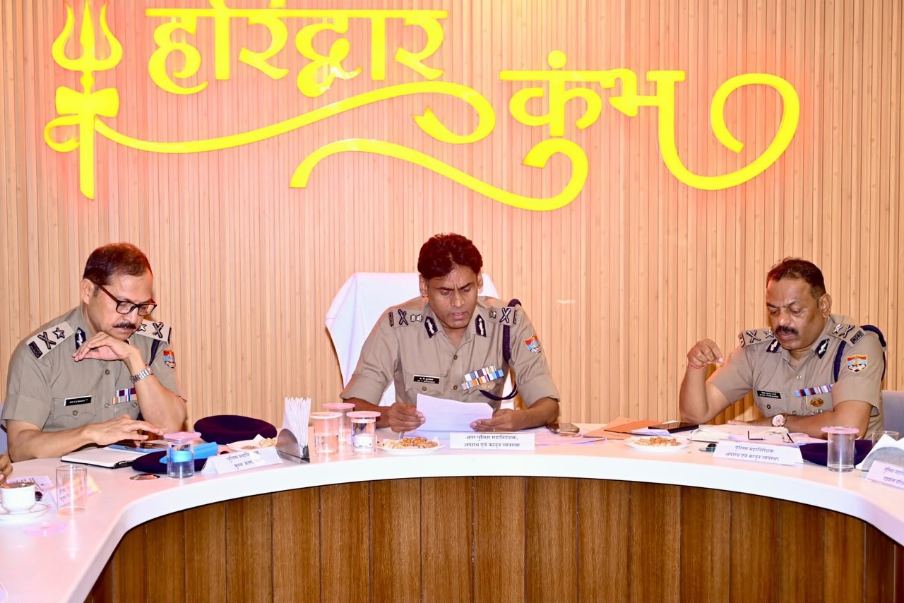 कुम्भ मेला 2027 की तैयारियों का जायजा लेने हरिद्वार पहुंचे एडीजी डॉ. वी. मुरुगेशन