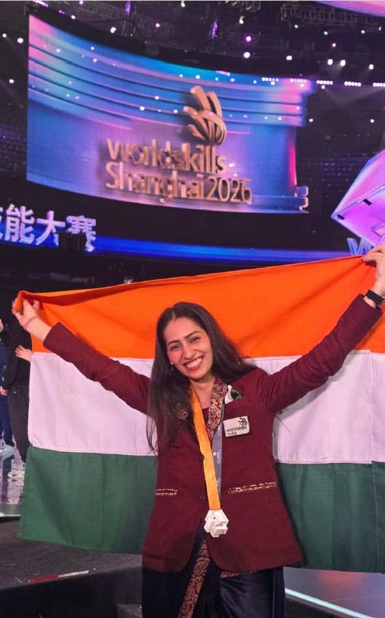 वर्ल्डस्किल्स प्रतियोगिता-2026 में देवभूमि की सानिया व पार्थ ने जीता रजत