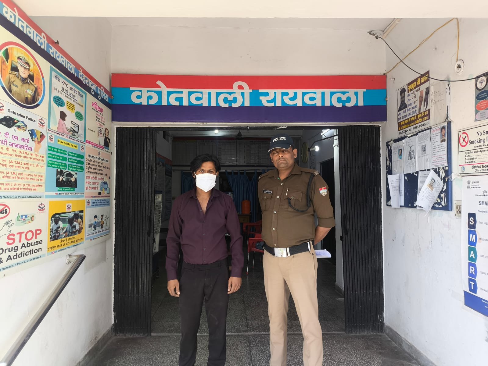 कोतवाली रायवाला पुलिस टीम द्वारा आपरेशन प्रहार अभियान के तहत 01 वारण्टी को किया गिरफ्तार