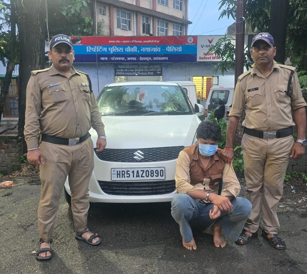 पटेलनगर में फायरिंग करने वाला आरोपी चंद घंटों में गिरफ्तार*